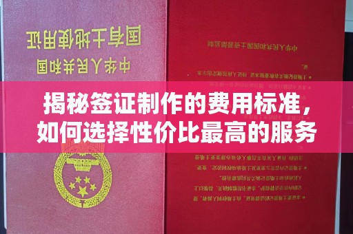 乌兰揭秘签证制作的费用标准，如何选择性价比最高的服务？