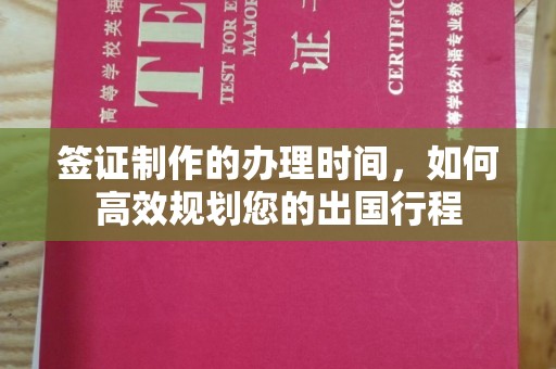 乌兰签证制作的办理时间，如何高效规划您的出国行程