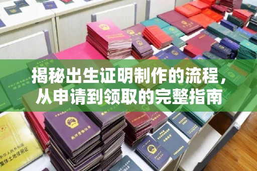 乌兰揭秘出生证明制作的流程，从申请到领取的完整指南