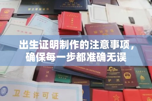 乌兰出生证明制作的注意事项，确保每一步都准确无误