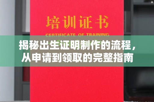 乌兰揭秘出生证明制作的流程，从申请到领取的完整指南