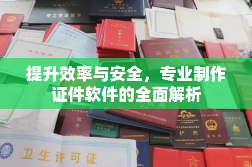 乌兰提升效率与安全，专业制作证件软件的全面解析